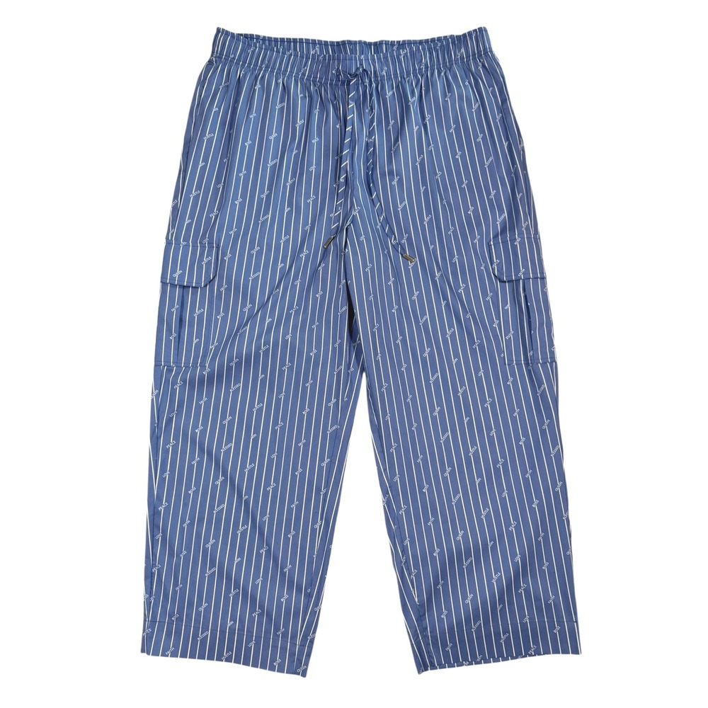 Nina Parker Macy's Blue‎ Pinstripe Cargo Pants Womens Plus 1X Hustle Faith Queen